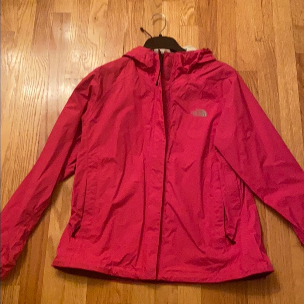 Pink North Face Lightweight Rain Jacket